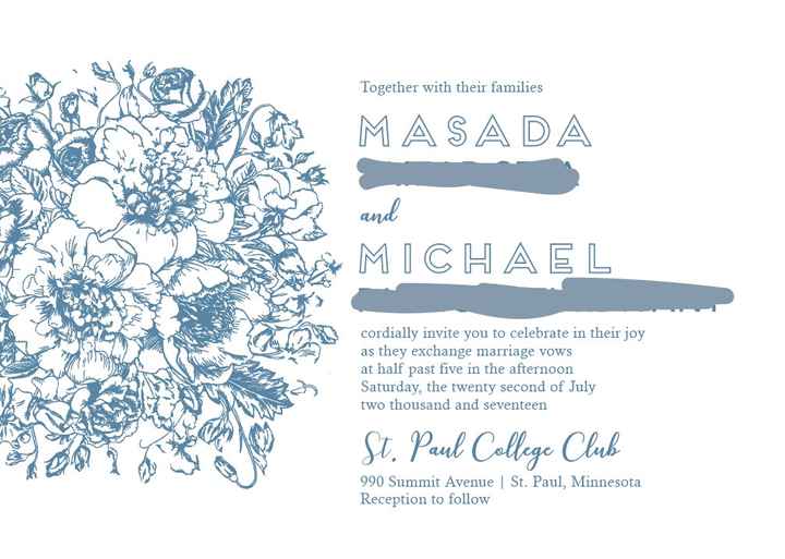 Critique my wedding invitation