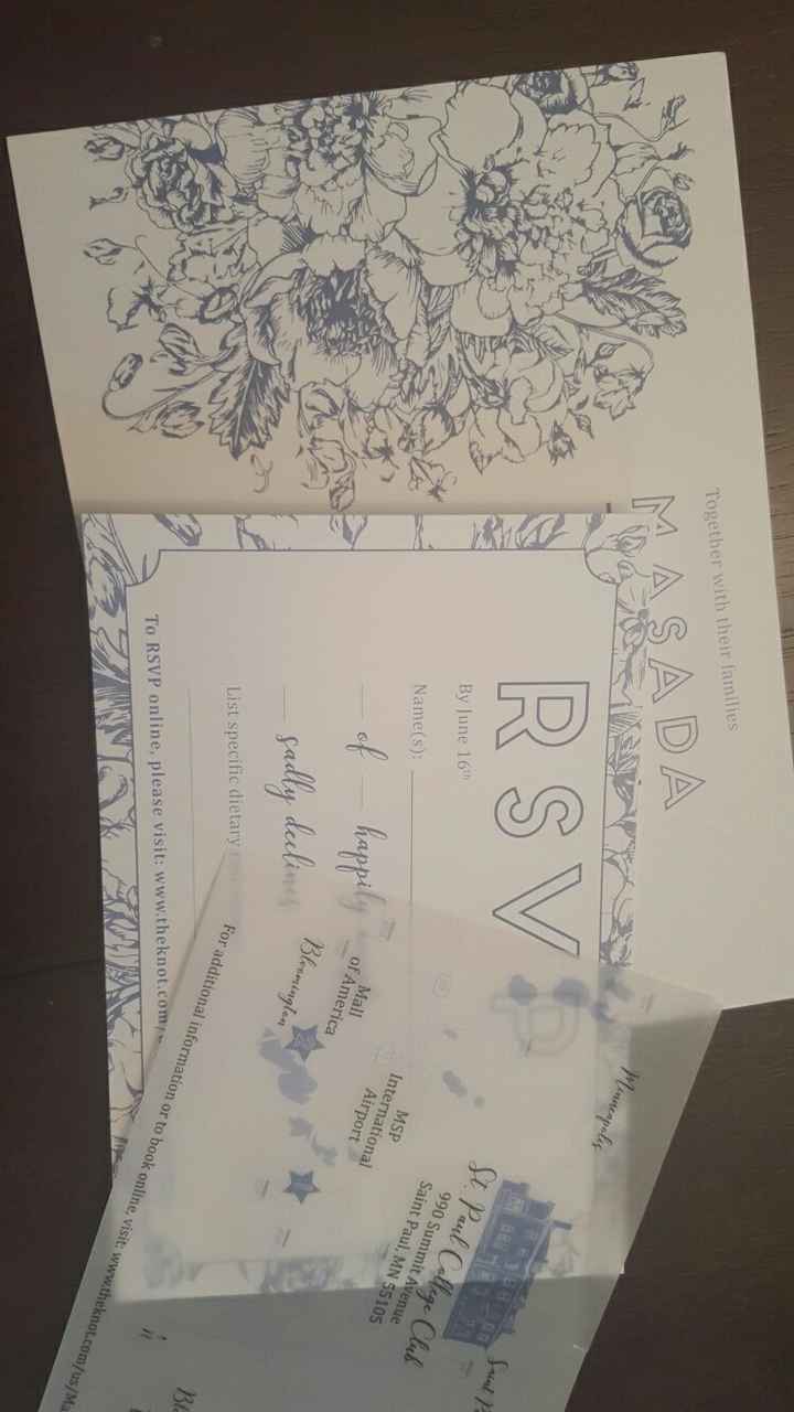 Wedding invite proofs are in!