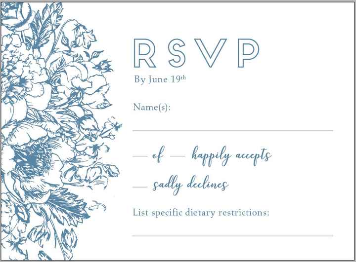 Critique my RSVP wording