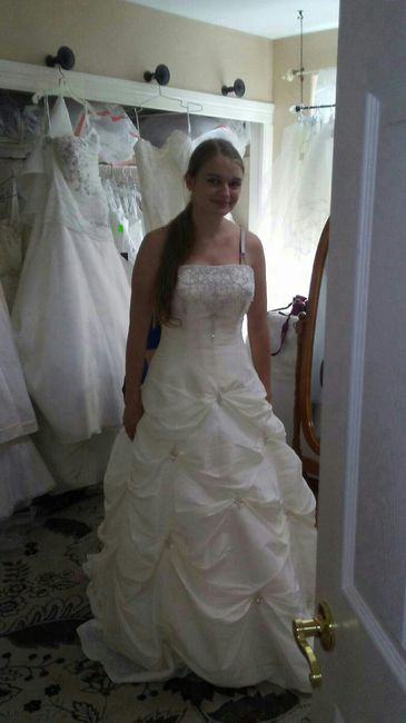I said 'maybe' to the dress!
