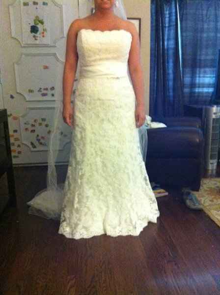 What do you think?!? Me IN my dress!!!  **pics**