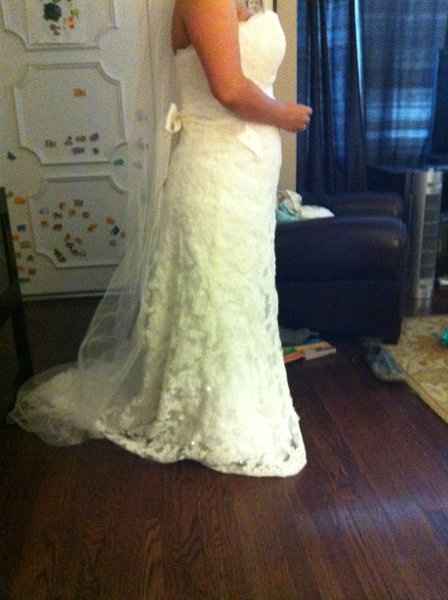 What do you think?!? Me IN my dress!!!  **pics**