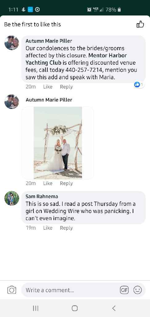 Venue closed - 1