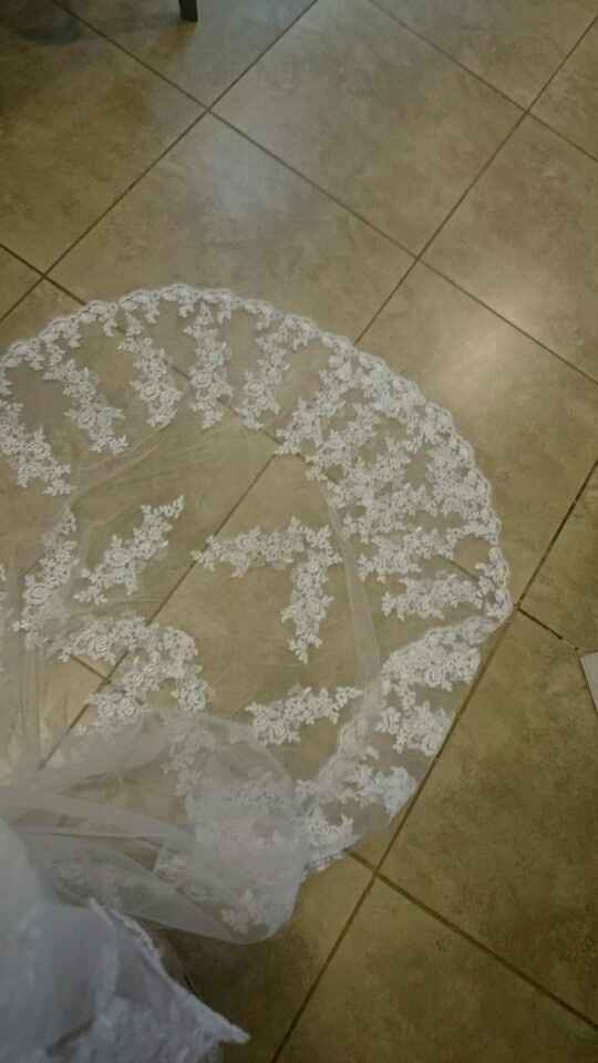 I'm so excited my veil came in