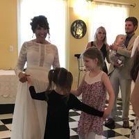 Danicng with grandchildren