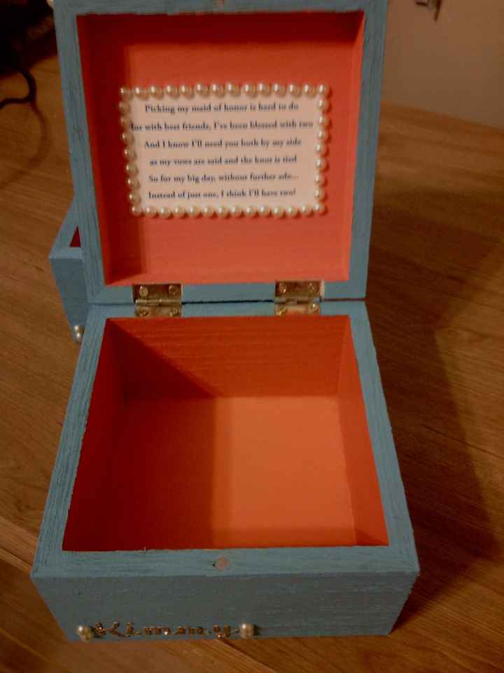 ~WILL YOU BE MY BRIDESMAID?~ ideas for boxes