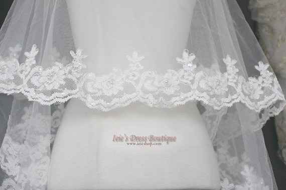 Do you like this veil with my dress?