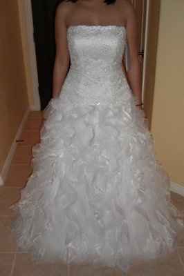 FOR SALE-NEW Wedding Dress DB/Monique Luo CH515 Size 8