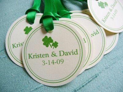 st patricks day wedding favor ideas