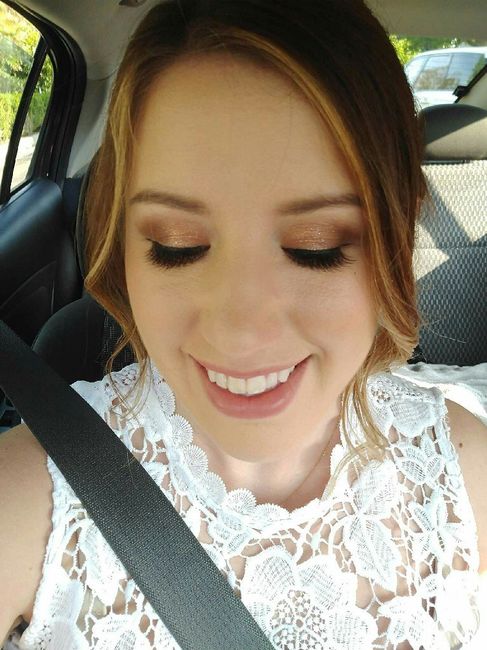 Had my hair and makeup trial on Monday. Opinions please! 2