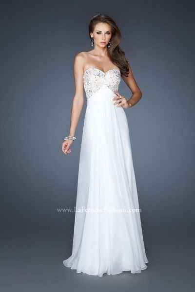 wearing a prom dress/formal dress instead of a wedding gown?