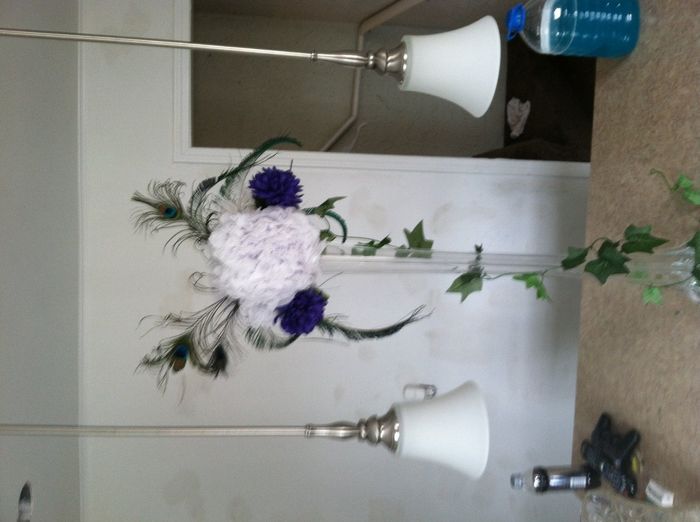 new to forum, need advice on centerpieces pics attached!
