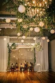 chinese lanterns and greenery