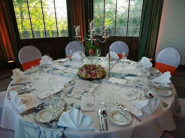 menu, name cards, signage and invitations are all DIY; we also brought the chair covers, ribbons and