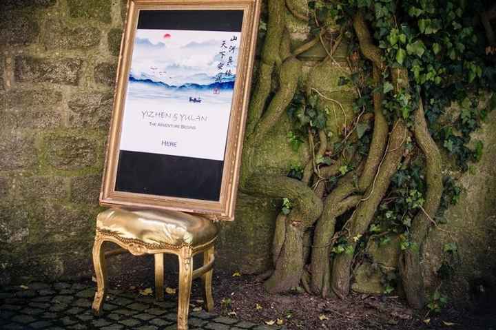 We DIY'd all the signage and stationary like invitations, menu, seating chart and name cards