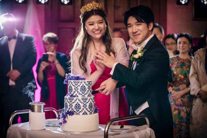 Germany tradition says that whoever's hand stays on top of the knife will wear the pants in the marr