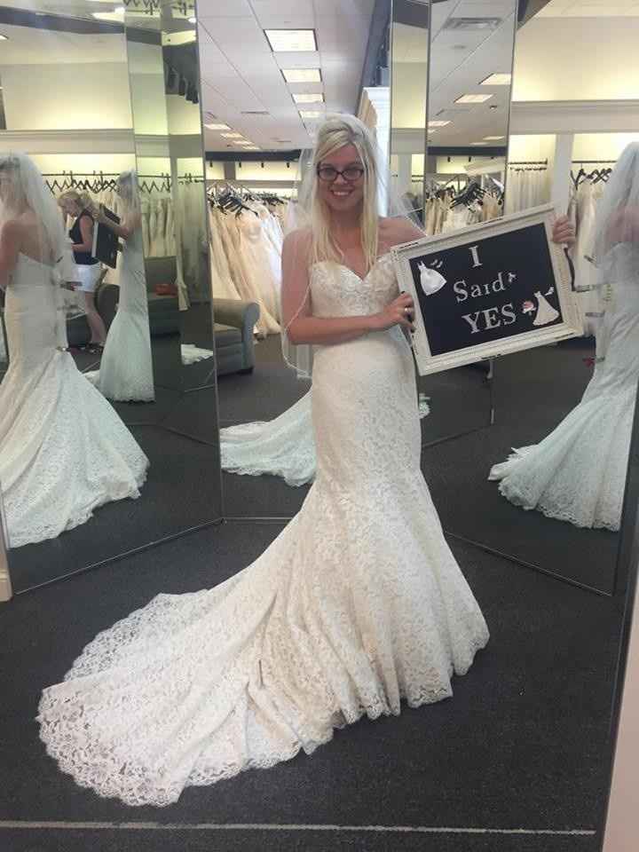 Let me see what you're wearing on your wedding day