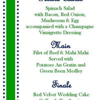 Show me your...Menu Cards