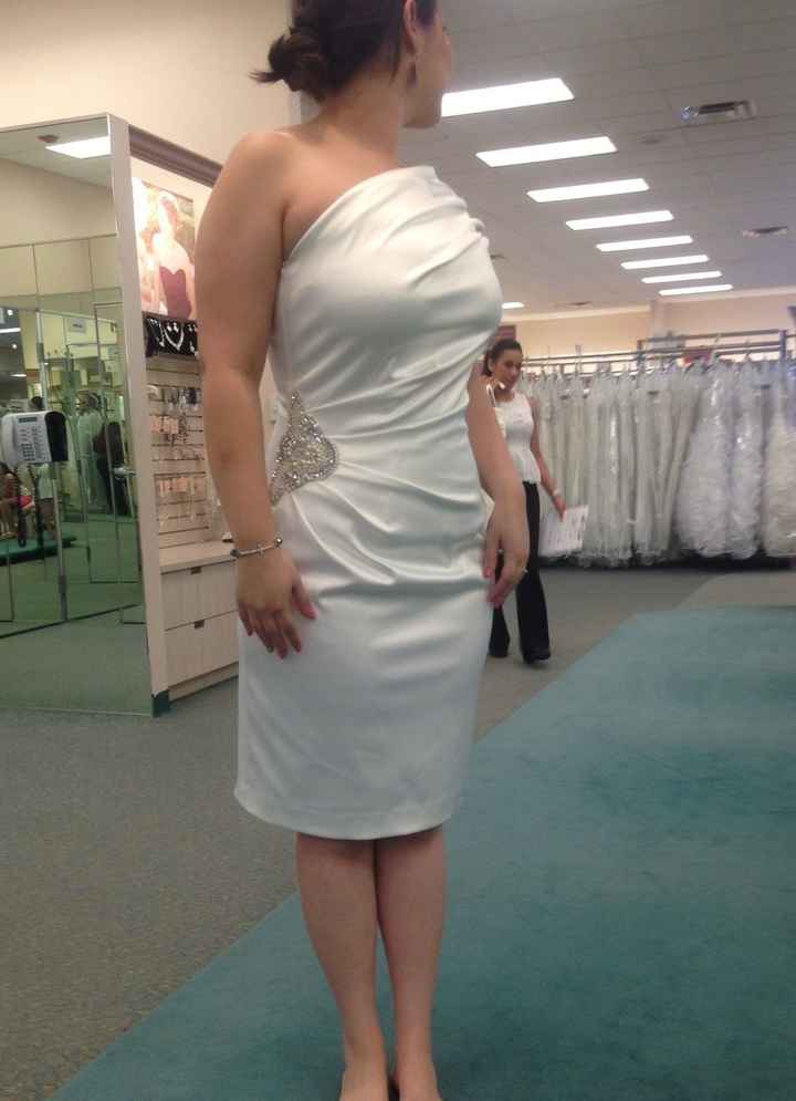 Tried on dresses for the first time! Pics!