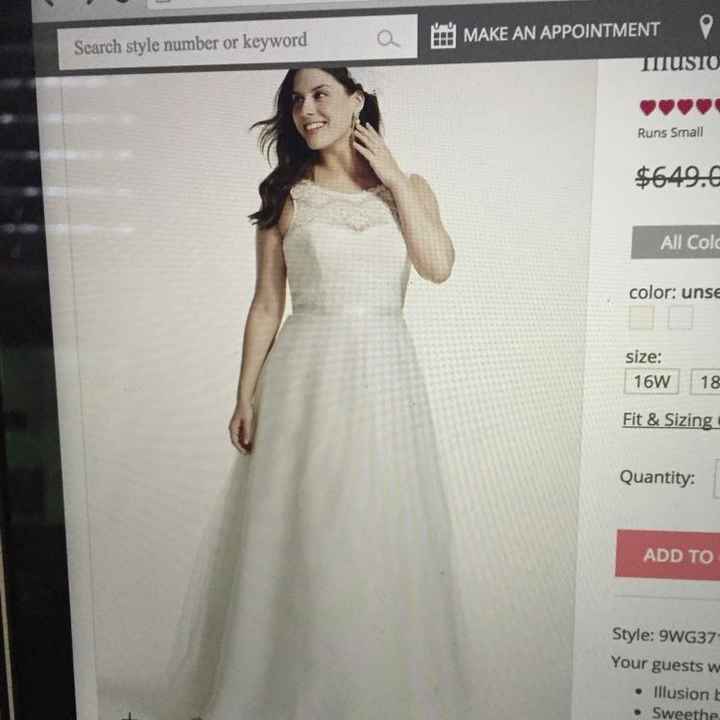 No luck with dresses