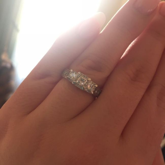 Engagement ring/wedding ring