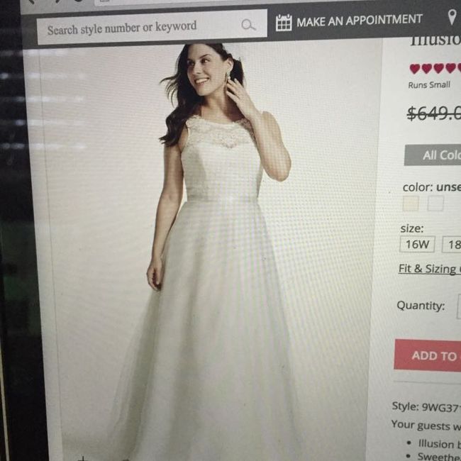 No luck with dresses