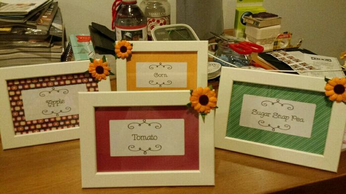 Table numbers, names or themes?