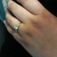 i got my wedding band! Show me your beautiful rings! - 1