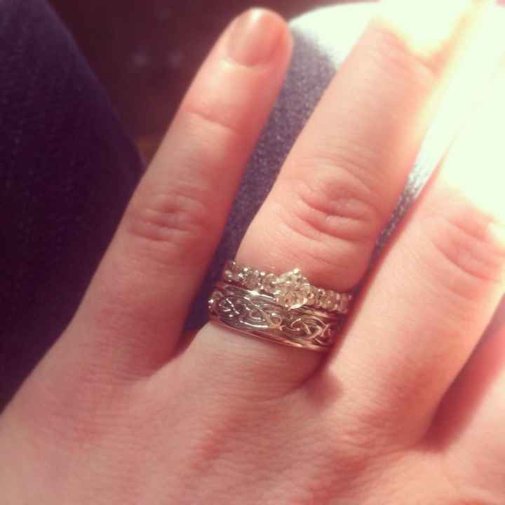 Our rings came in!