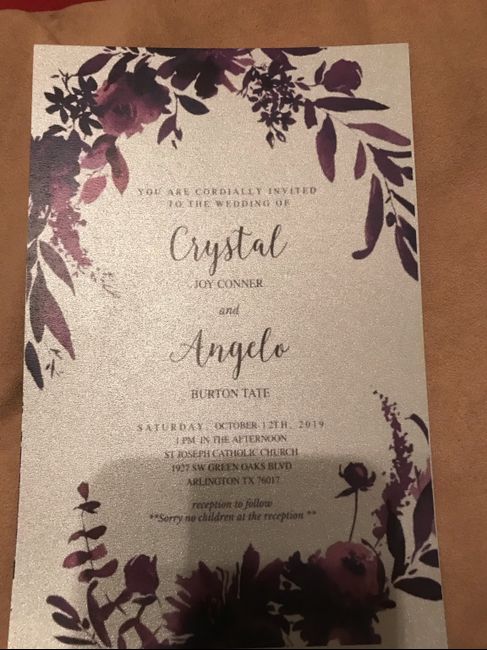 Where did you get your wedding invitations? - 2
