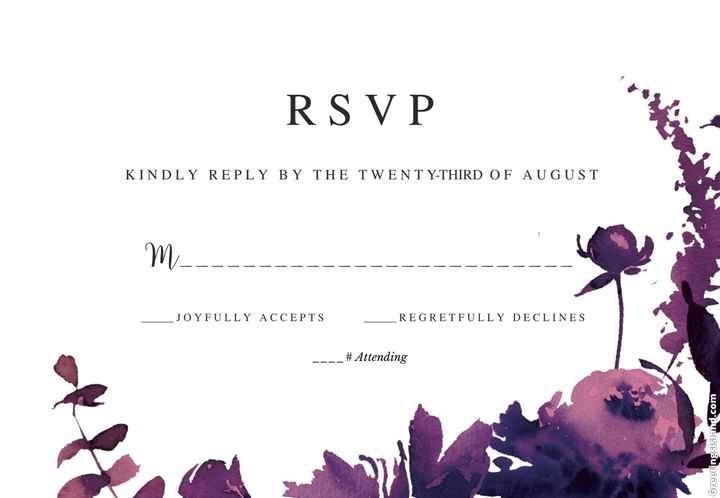Where did you get your wedding invitations? - 1