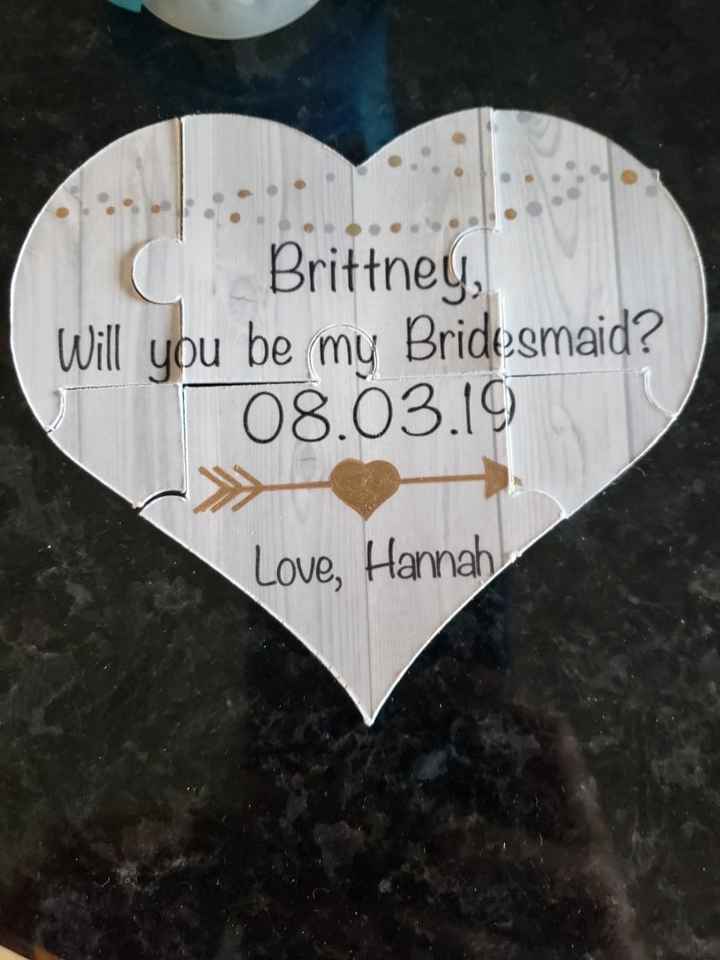 Things to put in bridesmaid proposal boxes to be mailed - 1