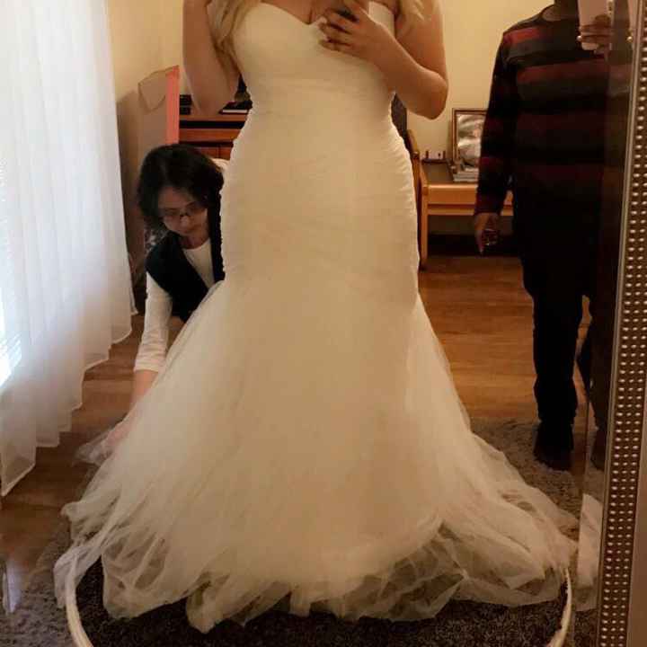 Steaming of dress - 1