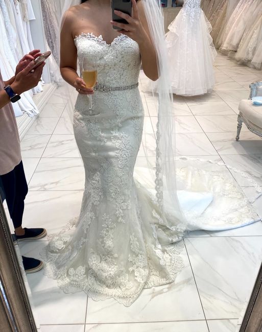 Wedding dress shopping for the first time! 1