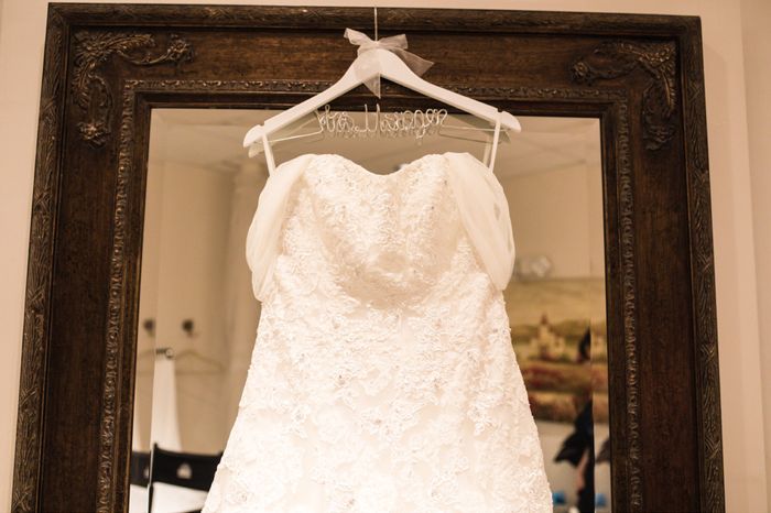 Hanging a Strapless Dress for Pictures 2