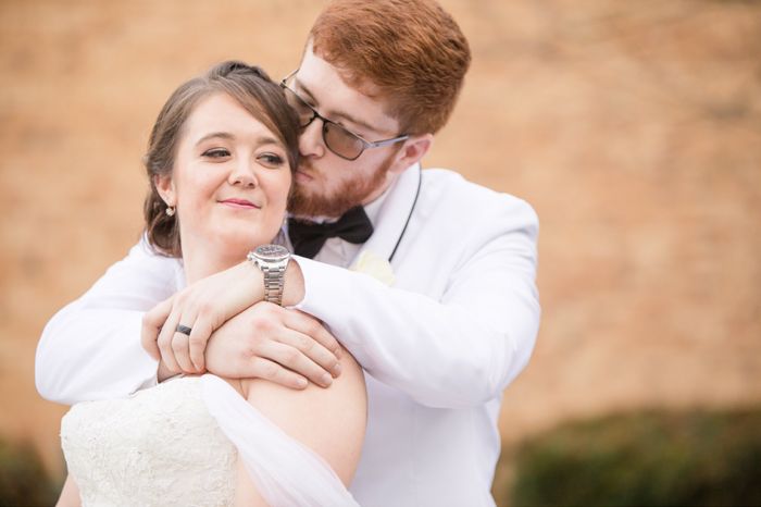 What style earrings are you wearing with your wedding dress? - 2