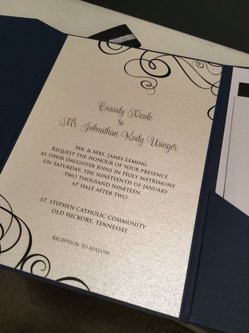 Metallic/pearlescent Invite Finish? Where? 2