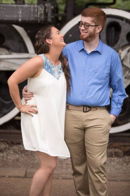 White dress for engagement pics? 1