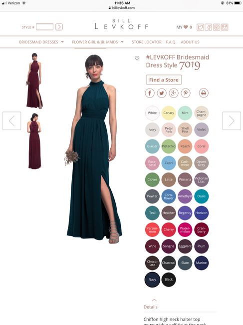 Bill Levkoff Bridesmaid Dresses - 1