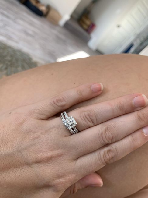 i want to see your engagement rings! - 1