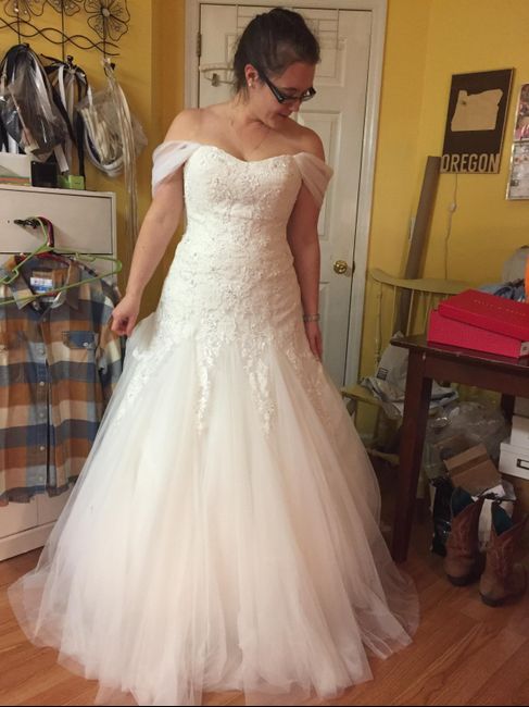 Adding straps to a strapless dress! - 2