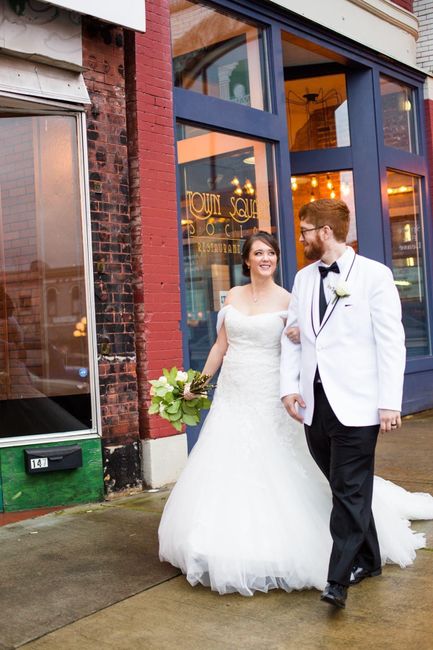 Show your dress on wedding day!! 10