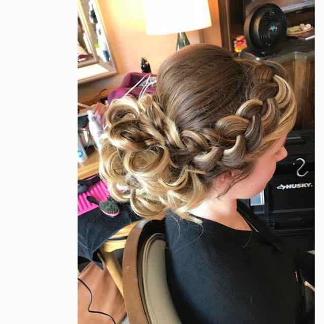 Updo with Braid - 2