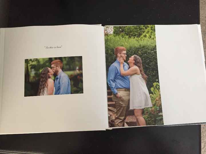 Lay flat pages 