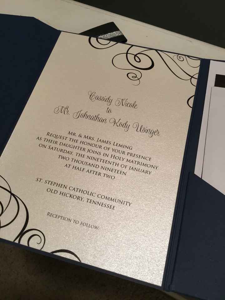 Should our last names be on our invitations? - 1