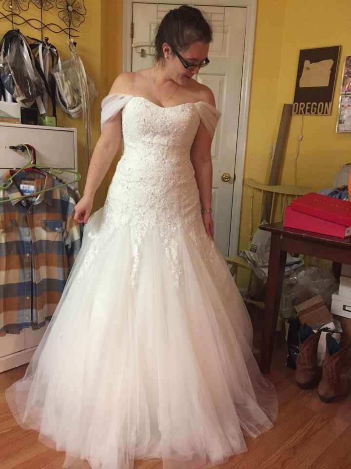 Adding Straps to Wedding Dress? pics wanted! 2