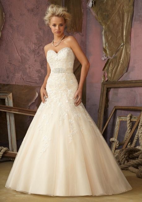 Show me you in your dress versus the model!