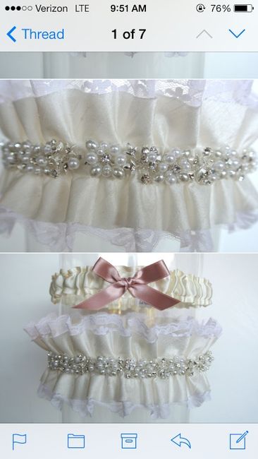I GOT PICTURES --- Custom Garter!!!!