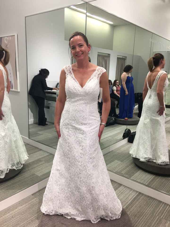 I was stressed after my first fitting.....