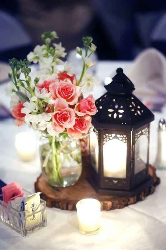 rustic wedding centerpiece